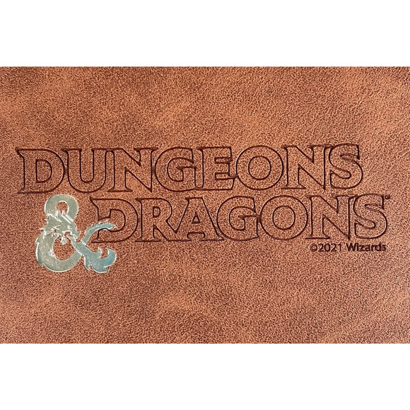 Dungeons & Dragons Embossed Brown Faux Leather Journal Book Cover Official D&D - Picture 2 of 9